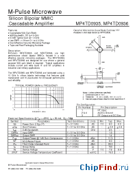 Datasheet MP4TD0935T производства M-pulse