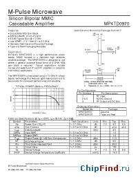 Datasheet MP4TD0970 производства M-pulse