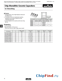 Datasheet GJ232RF52A105ZD01 производства Murata