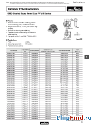 Datasheet PVM4A303A01 производства Murata
