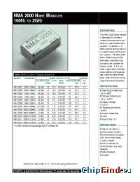 Datasheet NMA-2001 производства Micronetics Wireless