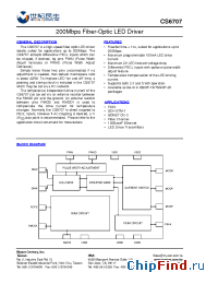 Datasheet CS6707 производства Myson