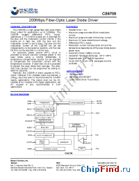 Datasheet CS6709 производства Myson