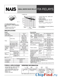 Datasheet ARX1212 manufacturer Nais
