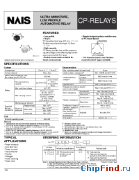 Datasheet CP1-12V-Z manufacturer Nais