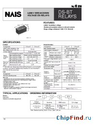 Datasheet DSBT2-M-2D-DC1.5V manufacturer Nais