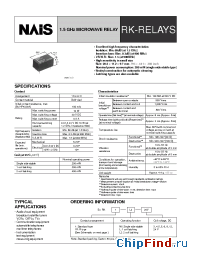 Datasheet RK1-24V производства Nais