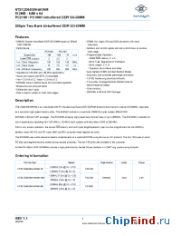 Datasheet NT512D64S8HAKWM-7K производства Nanya