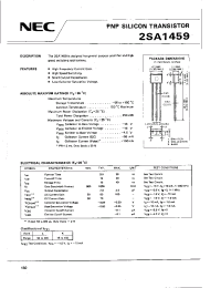 Datasheet 2SA1459 производства NEC