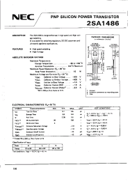 Datasheet 2SA1486 производства NEC