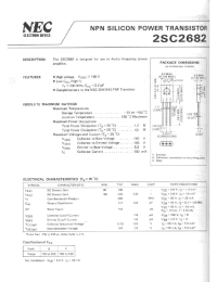 Datasheet 2SC2682 производства NEC