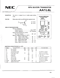 Datasheet AA1L4L производства NEC
