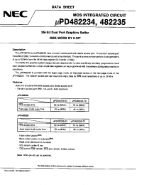 Datasheet D482235LE70 manufacturer NEC