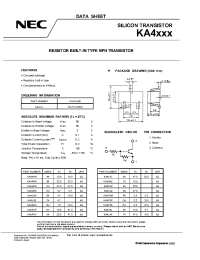 Datasheet KA4A3Q производства NEC