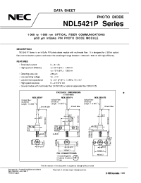 Datasheet NDL5421P1 производства NEC
