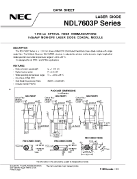 Datasheet NDL7603PC производства NEC
