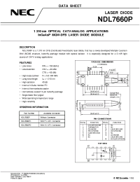 Datasheet NDL7660P производства NEC