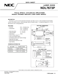 Datasheet NDL7673P производства NEC