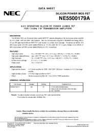 Datasheet NE5500179A-T1 производства NEC
