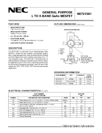 Datasheet NE721S01-T1 производства NEC