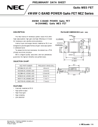 Datasheet NEZ3642-8DD производства NEC
