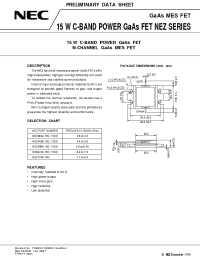Datasheet NEZ5964-15DD производства NEC
