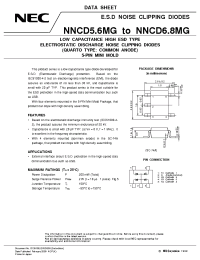 Datasheet NNCD5.6MG производства NEC