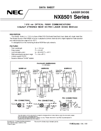 Datasheet NX8501AC-CA производства NEC