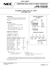 Datasheet UPA1552BH производства NEC