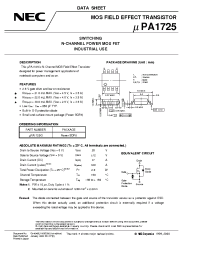 Datasheet UPA1725G производства NEC