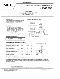 Datasheet UPA1756G производства NEC