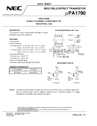 Datasheet UPA1790 производства NEC