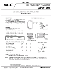 Datasheet UPA1801 производства NEC