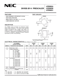Datasheet UPB582A производства NEC
