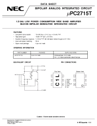 Datasheet UPC2715 производства NEC