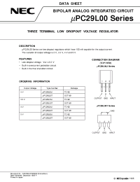 Datasheet UPC29L03T производства NEC