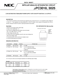 Datasheet UPC3018TJ-E1 производства NEC