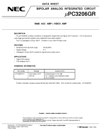 Datasheet UPC3206GR-E1 производства NEC