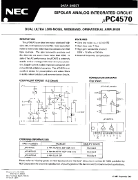 Datasheet UPC4570G2 производства NEC