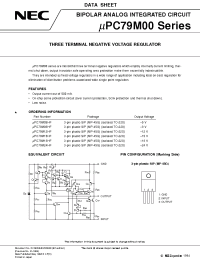 Datasheet UPC79M05HF производства NEC