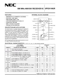 Datasheet UPC8116GR производства NEC