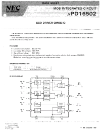 Datasheet UPD16502 производства NEC