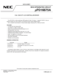 Datasheet UPD16675A производства NEC