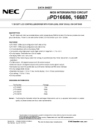 Datasheet UPD16686 производства NEC
