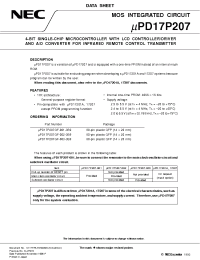 Datasheet UPD17P207 производства NEC