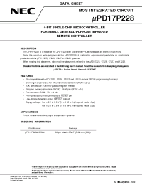 Datasheet UPD17P228MC-5A4 производства NEC