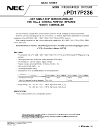 Datasheet UPD17P236M1MC-5A4 производства NEC