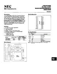 Datasheet UPD23C256E производства NEC