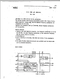 Datasheet UPD2834C производства NEC
