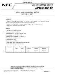 Datasheet UPD4616112F9-BC80-BC2 производства NEC